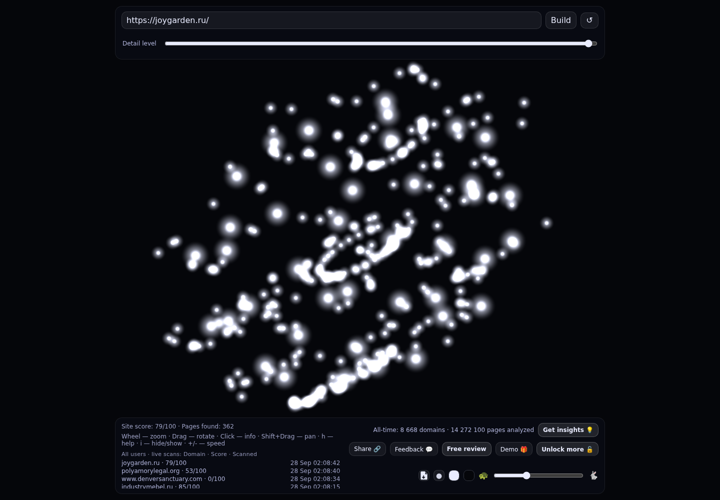 JOYGARDEN · граф Radar (RADAR_GRAPH)