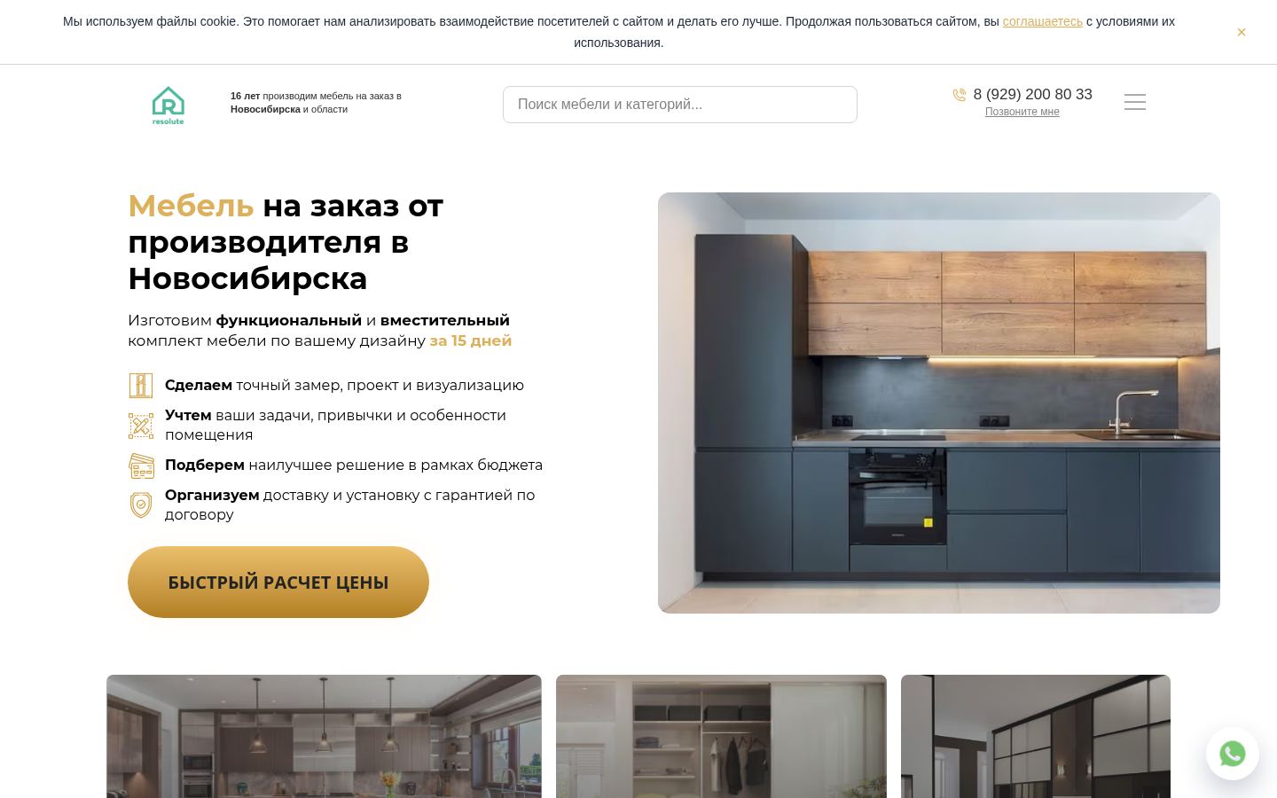 bigmebel nsk &middot; снимок главной страницы (HOMEPAGE_SCREENSHOT)